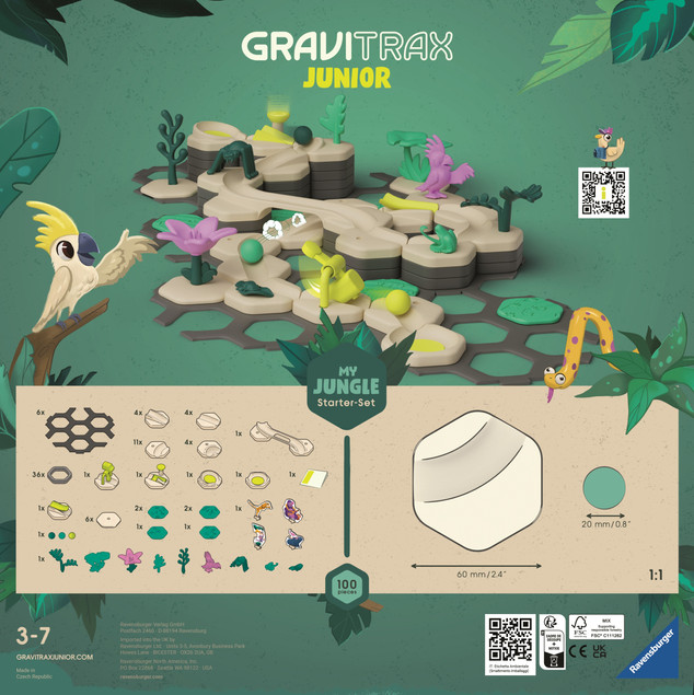 Gravitrax Junior Zestaw startowy Dżungla 274994 Ravensburger