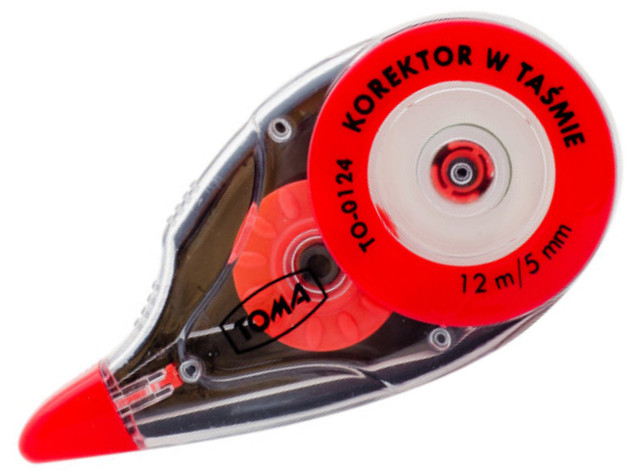 Korektor W Taśmie Szkolny Biurowy 5mmx12m TOMA TO-0124