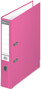 Segregator Biurowy Na Dokumenty Papiery A4 75mm JASNY RÓŻOWY Interdruk