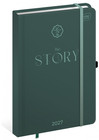 Kalendarz książkowy 2027 Interdruk STORY A5 – Hybryda