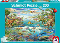 Puzzle 200 Schmidt Spiele Świat Dinozaurów G3 dla dzieci 8+