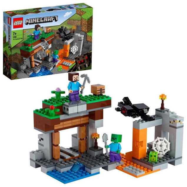 LEGO Minecraft „Opuszczona” Kopalnia 248el. 7+ 21166