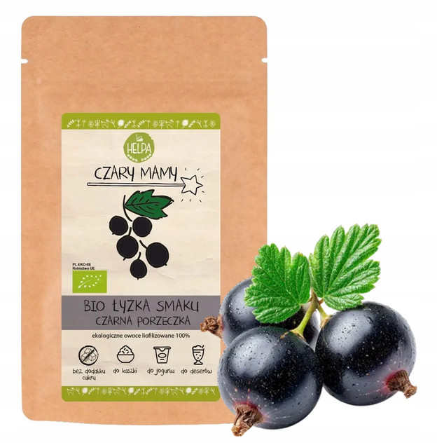 Helpa Łyżka Smaku czarna porzeczka bio 40g
