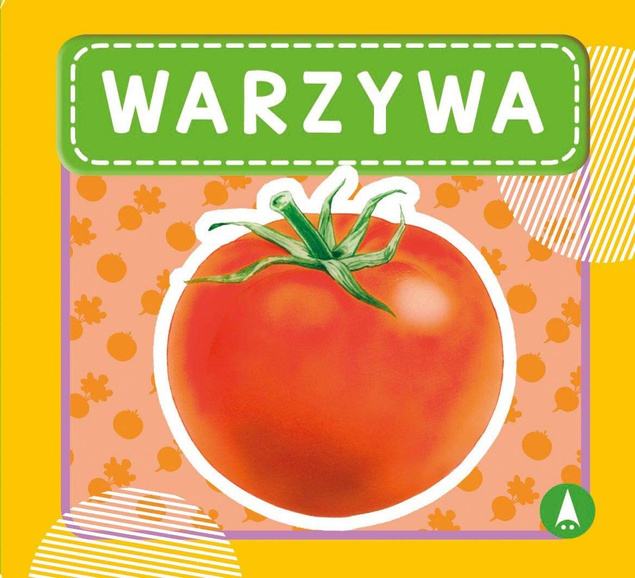 Książeczka Harmonijka Warzywa Obrazkowa Poznawanie Nazywanie 1+ Skrzat