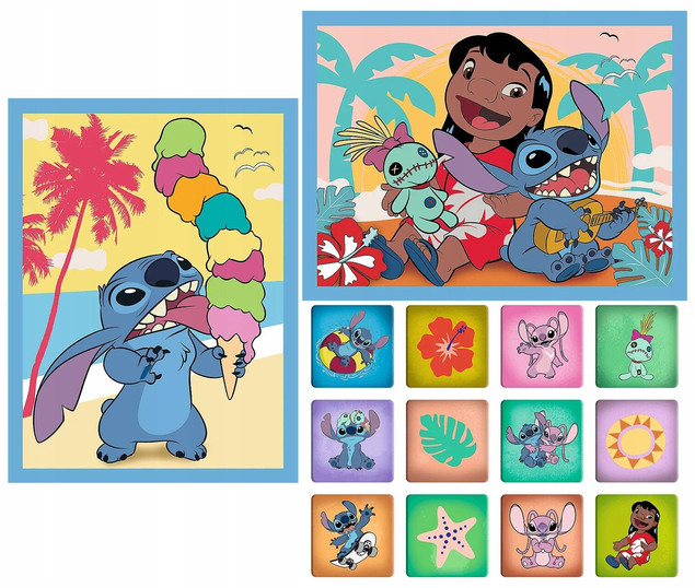Puzzle i Memo Lilo i Stitch – Trefl