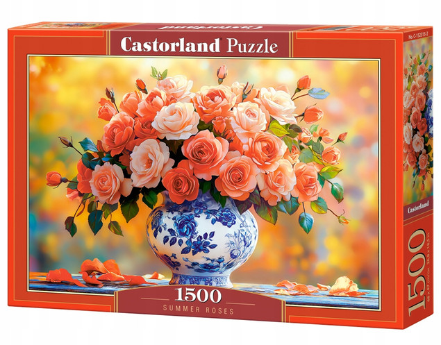 Puzzle 1500 elementów. Letnie róże