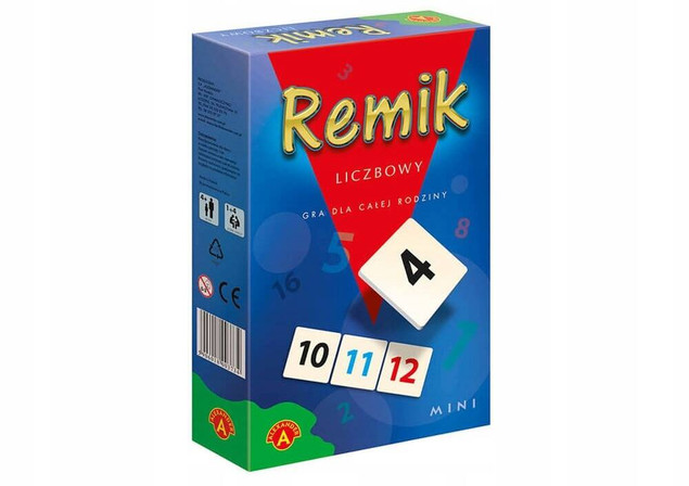 Remik Liczbowy Mini Gra Rodzinna Liczbowa 8+ Alexander 1342