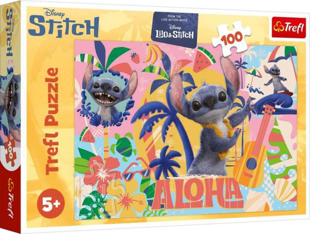 Puzzle Trefl 100 elementów Lilo i Stitch 5 lat +