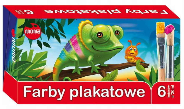             MONA-FARBY PLAKATOWE 20ML.   6KOL 0081            