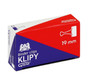 Klipy Do Papieru 19mm Czarne 12 szt Grand