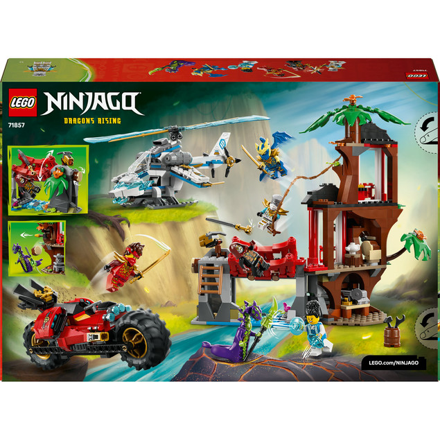 LEGO Ninjago 71857 Bitwa Ninja: Domek na Drzewie z Pojazdami Akcji