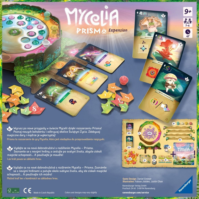 Gra MYCELIA PRISMA rozszerzenie do gry planszowej Dodatek Ravensburger
