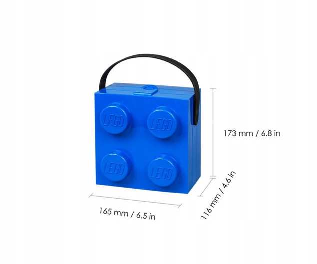 Śniadaniówka LEGO 2150 ml - prezentacja rozmiaru