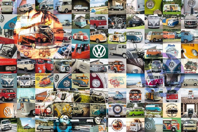 Puzzle Ravensburger 3000 elementów 99 momentów VW Kamper