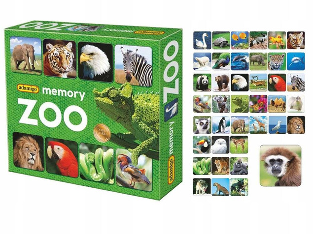 Memory Zoo - gra pamięciowa zwierzęta dla dzieci 5+