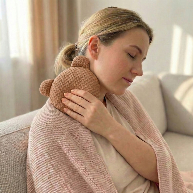 BOCIOLAND Termofor z PESTEK WIŚNI Medyczny Antyalergiczny Na Ból BRĄZ 180g