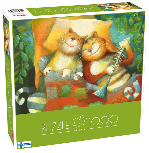 PUZZLE Tactic NOKKALA PAIVALLISEN 1000 ELEMENTÓW Fińska Jakość 67x48cm