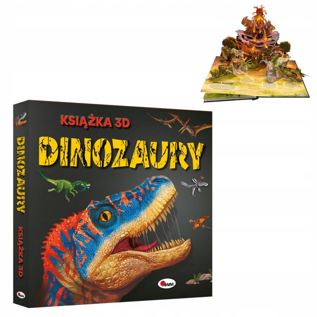 Dinozaury. Książka 3D Natalia Kawałko-Dzikowska, Przemysław Rudź