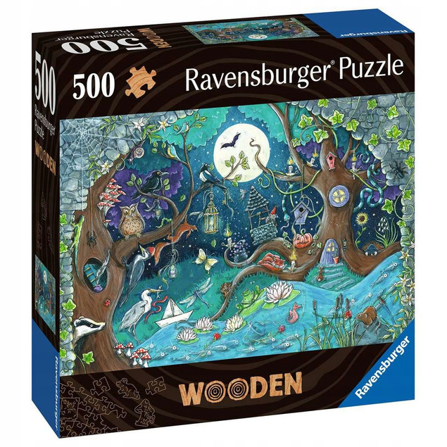 Puzzle Ravensburger Drewniane Magiczny Las 500 elementów