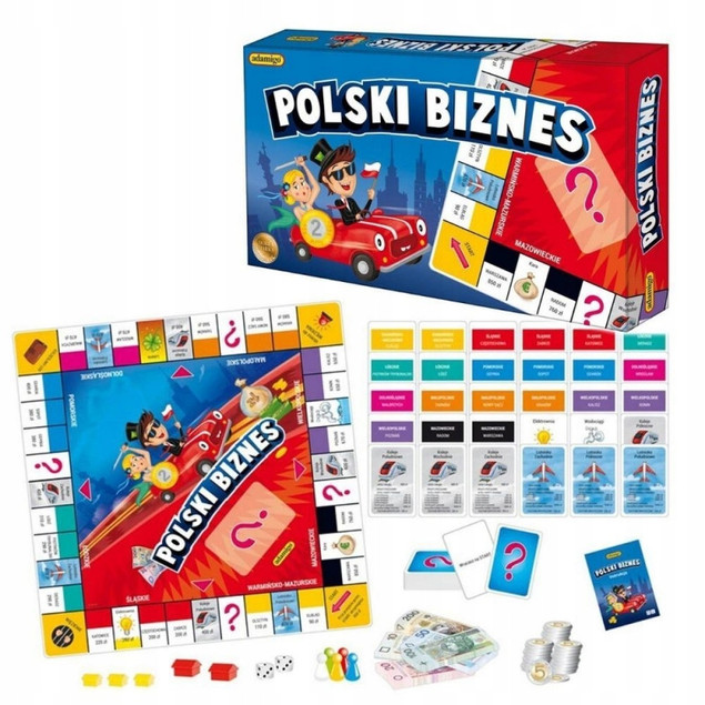 Polski Biznes gra planszowa 8+ Kukuryku