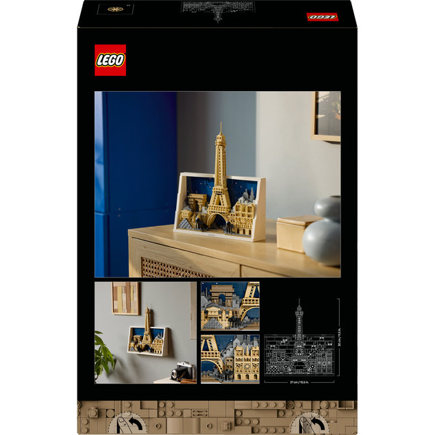 LEGO Architecture 21064 Paryż Miasto Miłości – Zestaw Kolekcjonerski dla Dorosłych