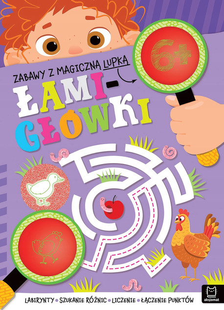Łamigłówki 6+ z Magiczną Lupką – Anna Podgórska