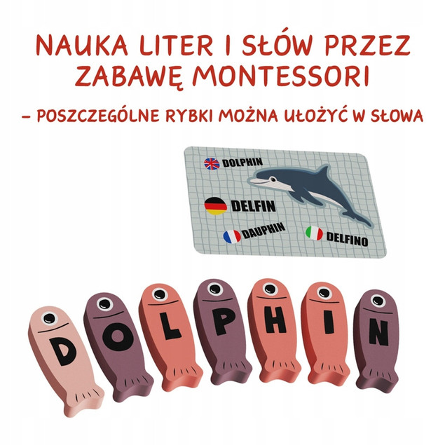 Gra magnetyczna Łowimy Rybki ABC Top Bright 2+ Nauka Liter