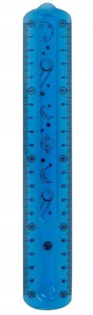 Zestaw Geometryczny Flexi 3 Elementy Linijka Kątomierz Ekierka Astra