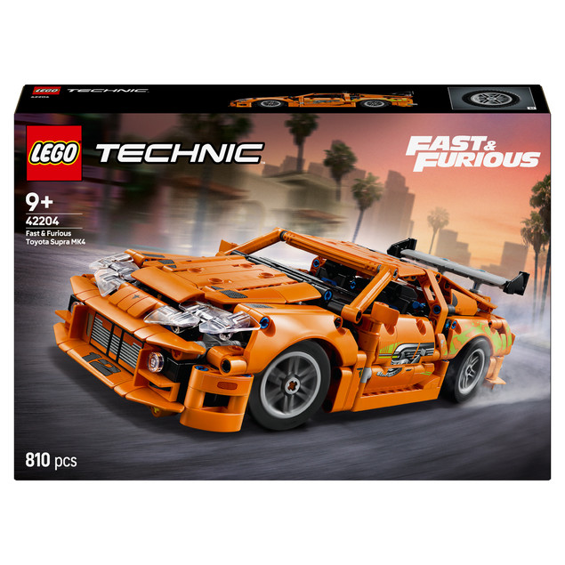 LEGO Technic 42204 Fast and Furious Toyota Supra MK4 Model Samochodu