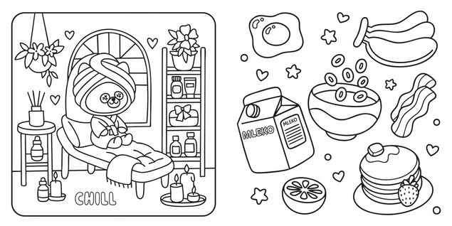 COSY COLOURING MAŁE PRZYJEMNOŚCI Natalia Kawałko-Dzikowska