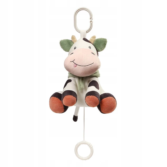Zabawka z pozytywką dla niemowląt pluszowa Cow Bingo Babyono 1692_2