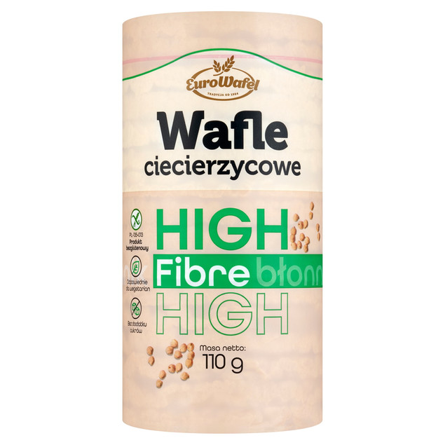 Eurowafel Wafle ciecierzycowe 110 g HighFibre 12g Białka