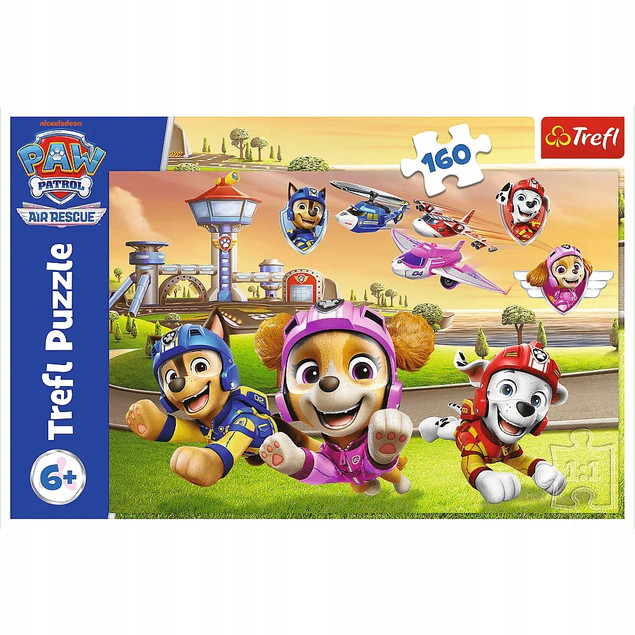 Trefl Puzzle 160 el. Psi Patrol: Psy górą! Lotnicza Przygoda