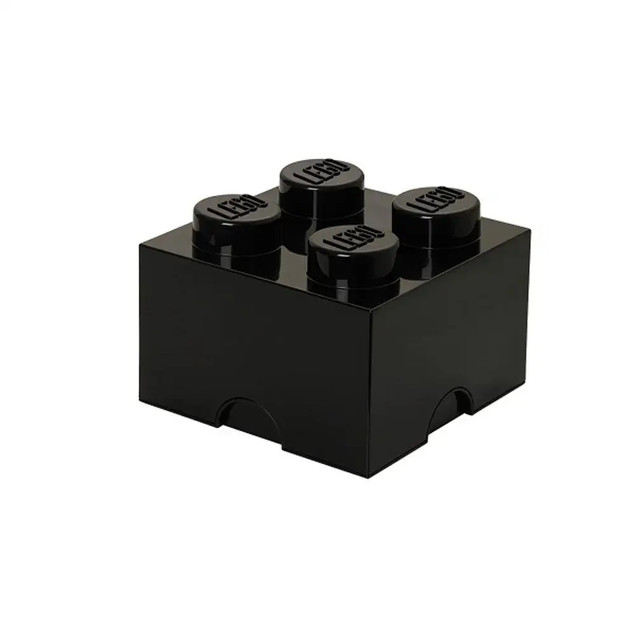 LEGO Pojemnik na Klocki Storage Brick 4 Czarny 25x25x18cm