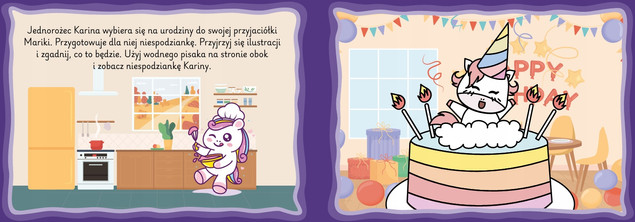 Zadanka & malowanki wodne. Jednorożce