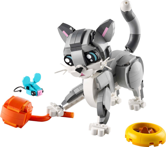 LEGO Creator 3 w 1 31163 Figlarny Kotek - Kot, Pies, Gołąb