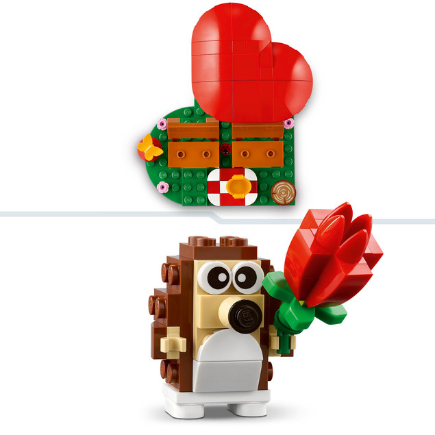 LEGO Ikony 40711 Jeżowy Piknik - Uroczy Zestaw Klocków 166 El.