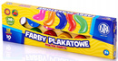 ASTRA Farby Plakatowe Szkolne 12 Kolorów x 10 ml Astra