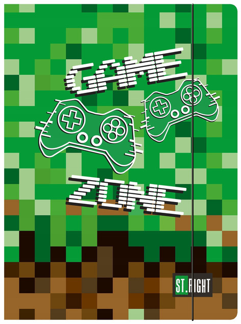 Teczka z gumką A4 tekturowa St-Majewski ST.RIGHT GAME ZONE