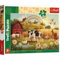 Puzzle Trefl 24 el. Krowa na farmie dla dzieci