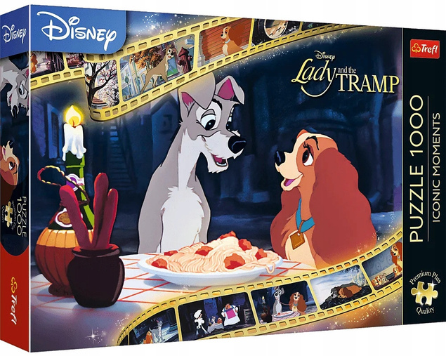 Puzzle 1000 Układanka ZAKOCHANY KUNDEL Bajka Pieski Disney 12+ Trefl