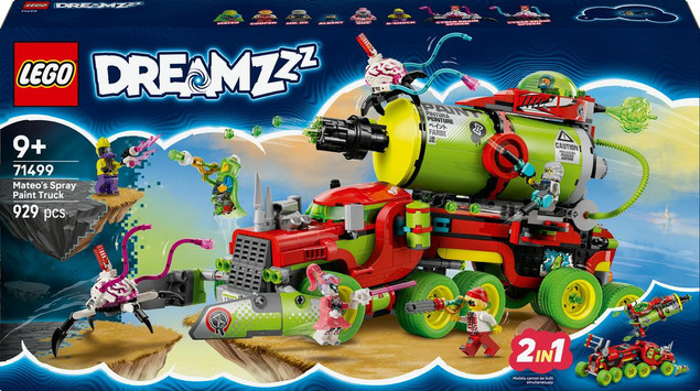 LEGO DREAMZzz 71499 Mateo Sprayowa Ciężarówka 2w1 – 929 el.