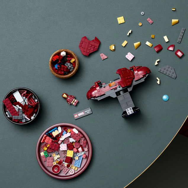 LEGO 76327 Marvel Popiersie Iron Man MK4 Model Kolekcjonerski