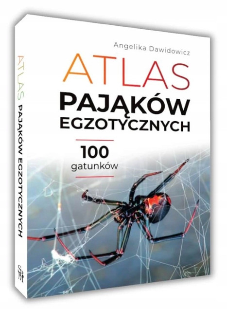 Atlas pająków egzotycznych 100 gatunków – Angelika Dawidowicz