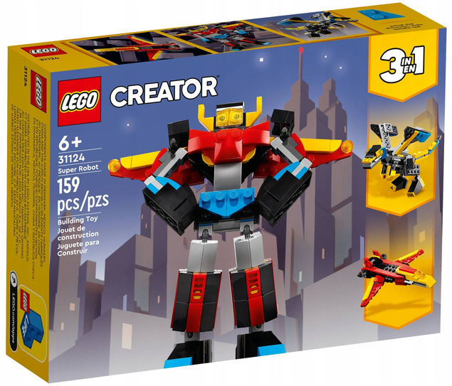 LEGO Creator 3w1 Super Robot 159 el. 6+ 31124