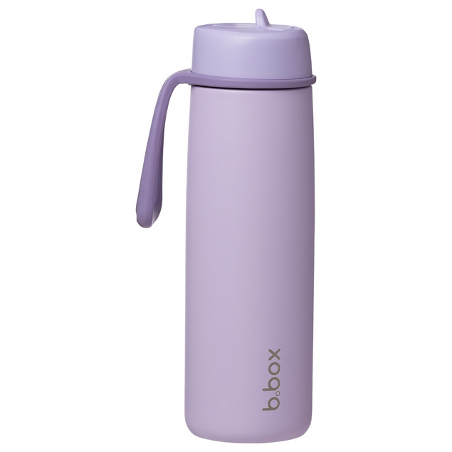 B.box Butelka Termiczna Bidon ze Słomką 690 ml Lilac Love