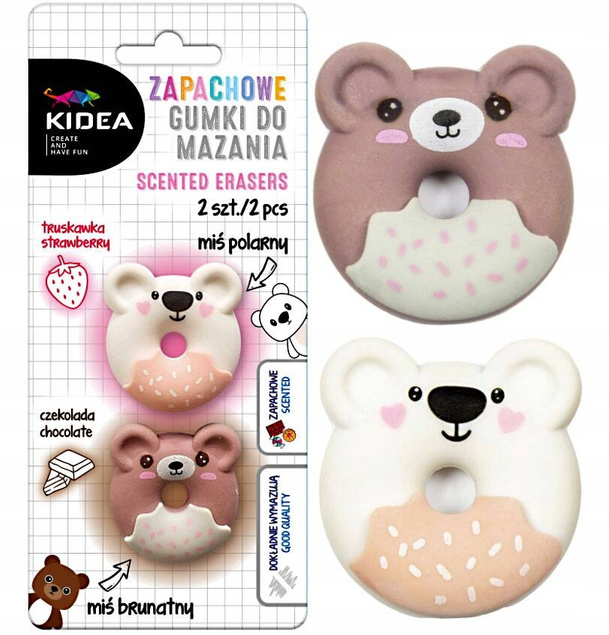 2 x ZAPACHOWA GUMKA DO MAZANIA KIDEA PANDA i KOALA