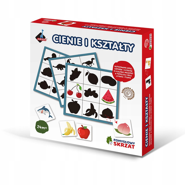 Zestaw Cienie i Kształty – Edukacyjna Zabawka Sensoryczna dla Dzieci