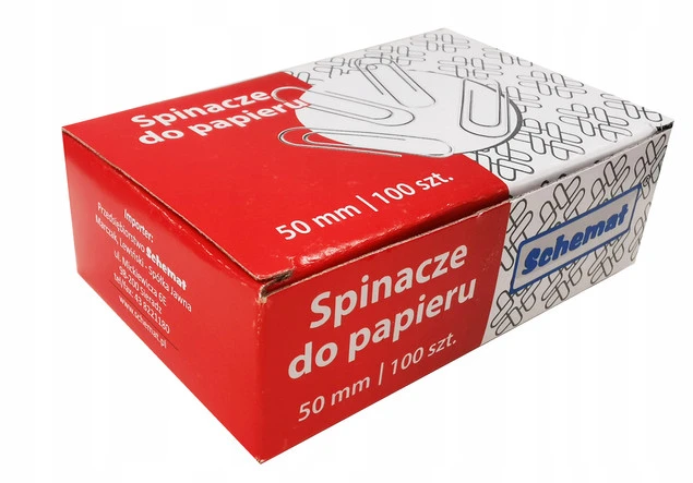 Spinacze biurowe Schemat 50 mm