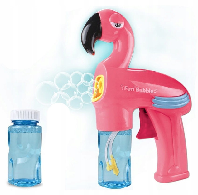 Askato Flaming Automat Pistolet do baniek mydlanych + Płyn